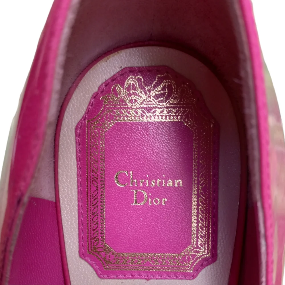 Christian Dior Pink 8 stiletto 👠 Heels mismatch 8 + 8.5 - Picture 6 of 7